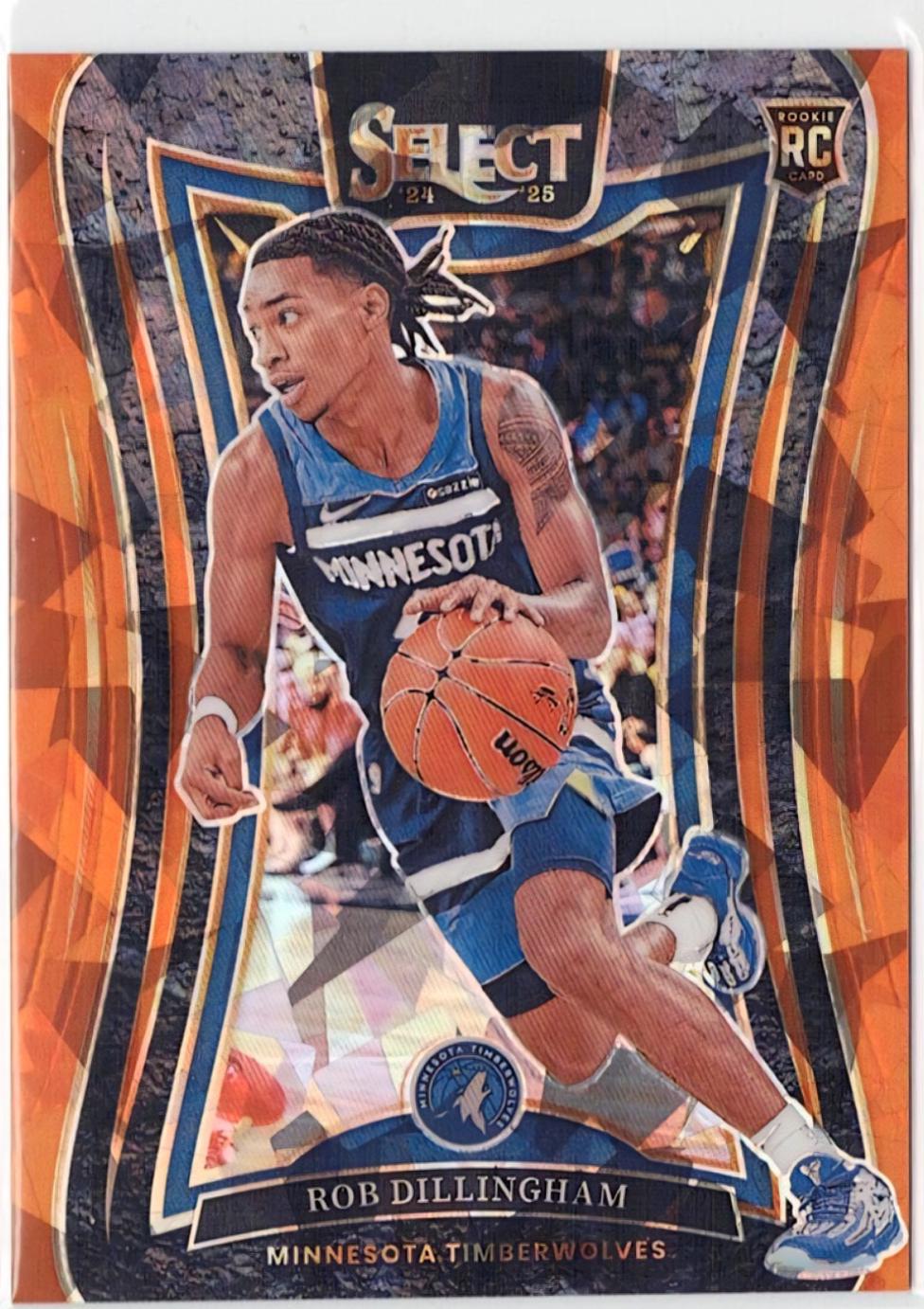 Rob Dillingham [Orange Cracked Ice Prizm] #392