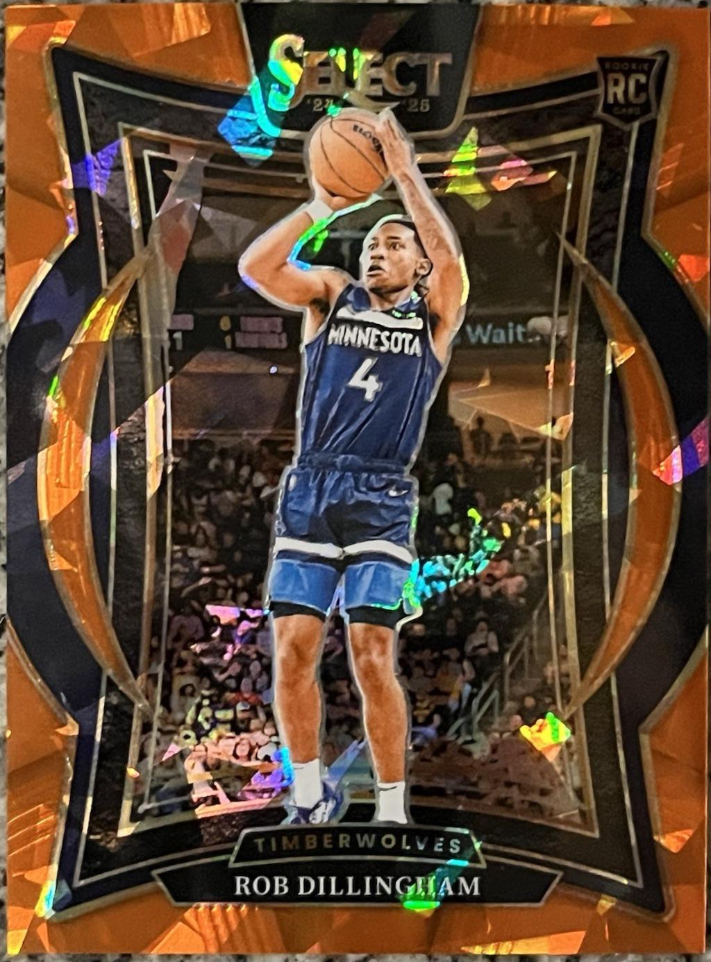 Rob Dillingham [Orange Cracked Ice Prizm] #84