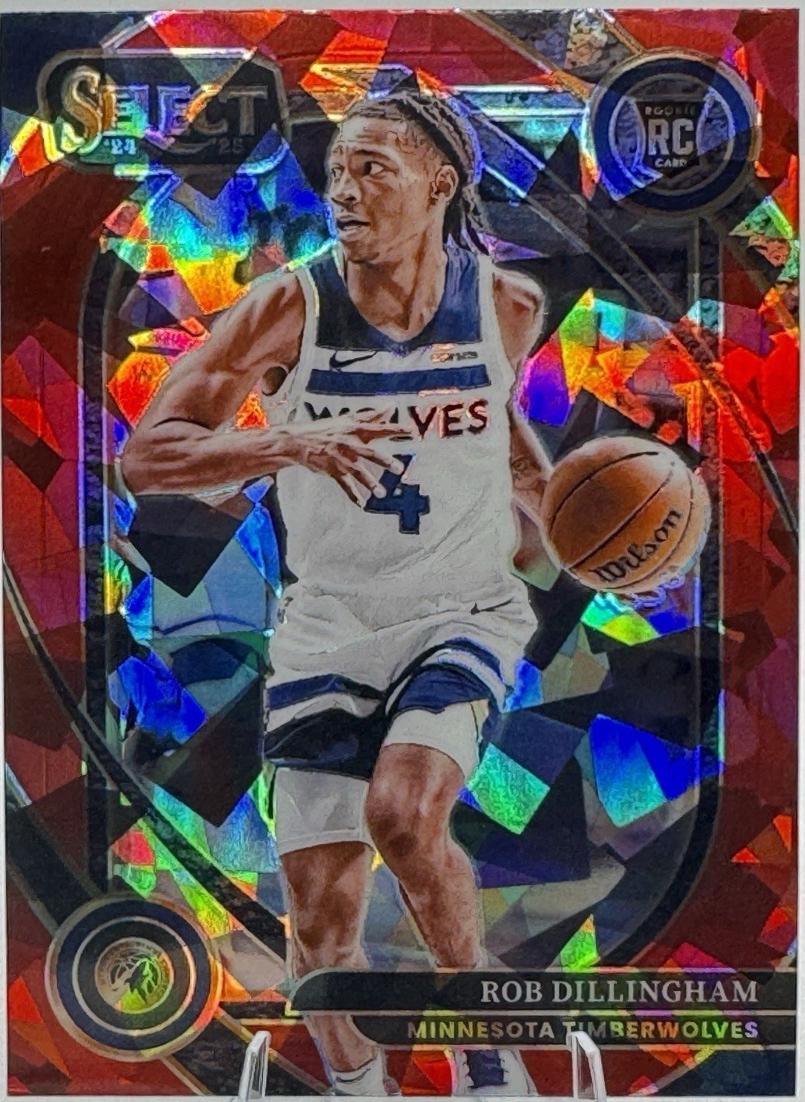 Rob Dillingham [Red Cracked Ice Prizm] #288