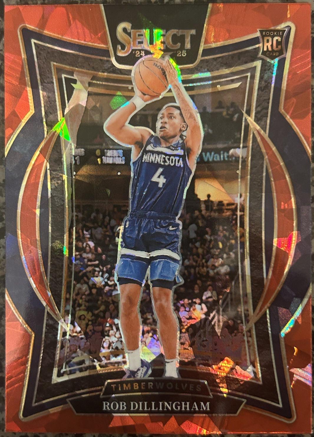 Rob Dillingham [Red Cracked Ice Prizm] #84