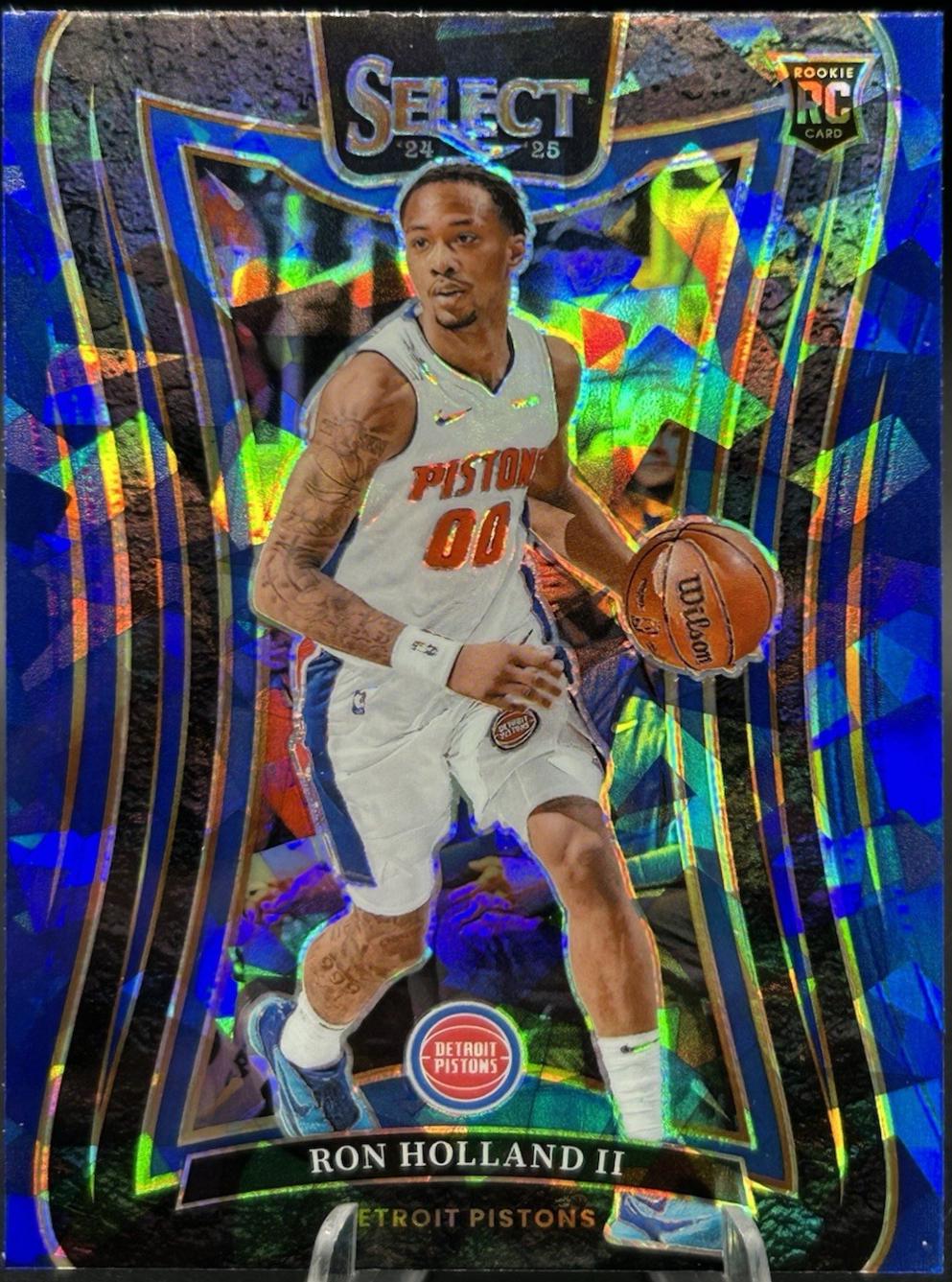 Ron Holland II [Blue Cracked Ice Prizm] #370