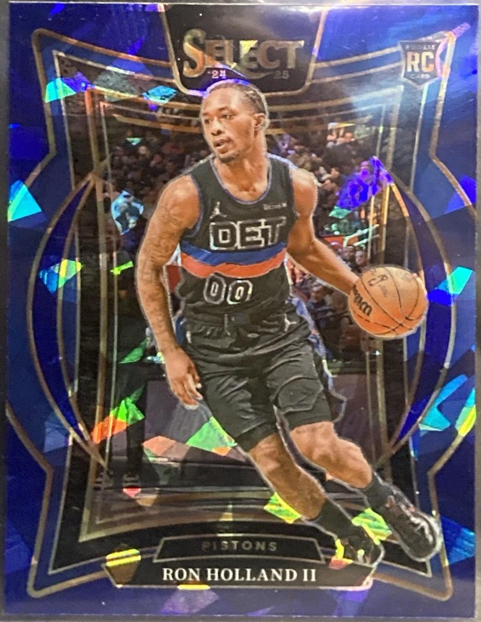 Ron Holland II [Blue Cracked Ice Prizm] #74