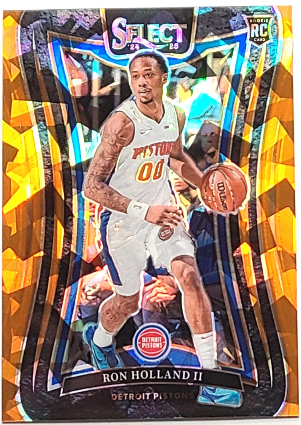 Ron Holland II [Orange Cracked Ice Prizm] #370