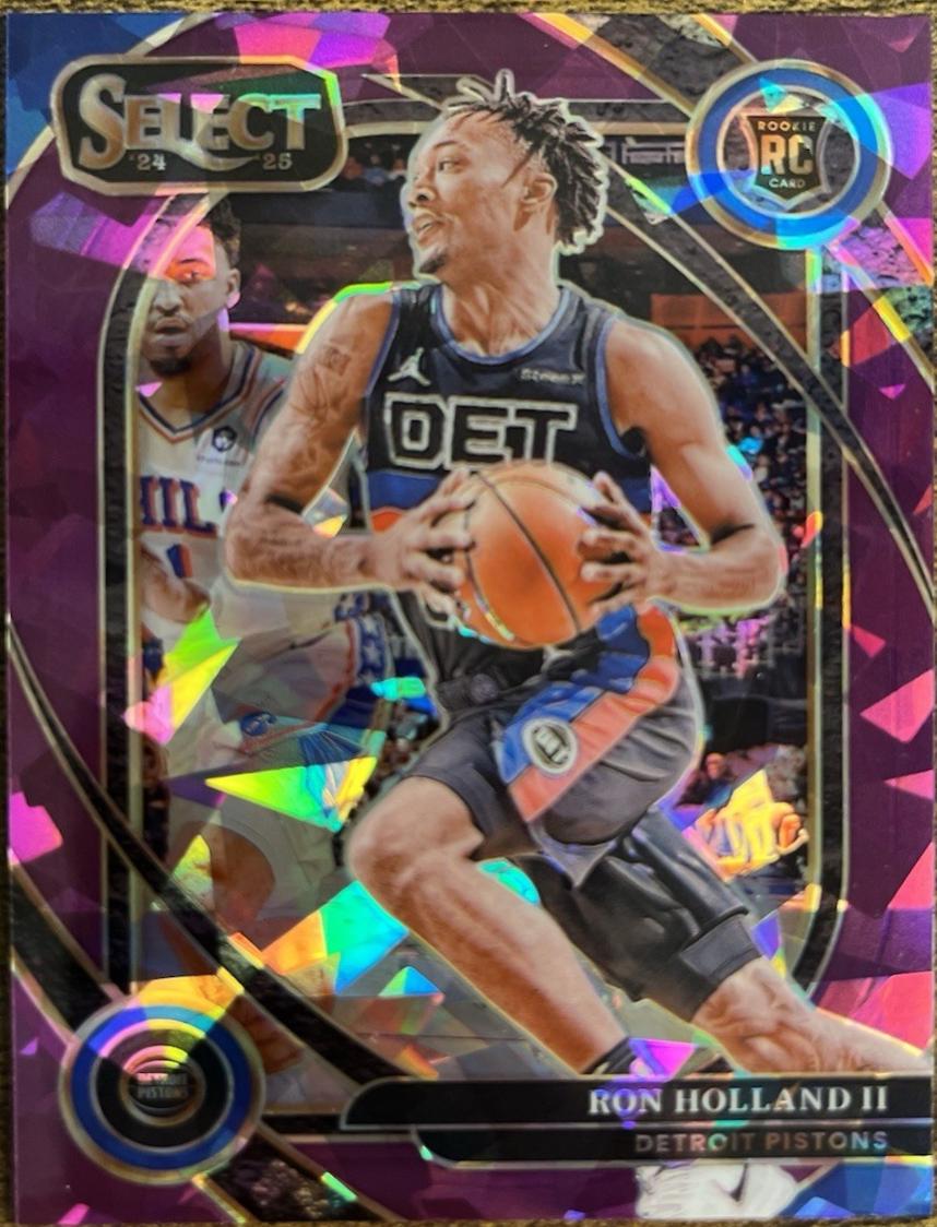 Ron Holland II [Purple Cracked Ice Prizm] #275