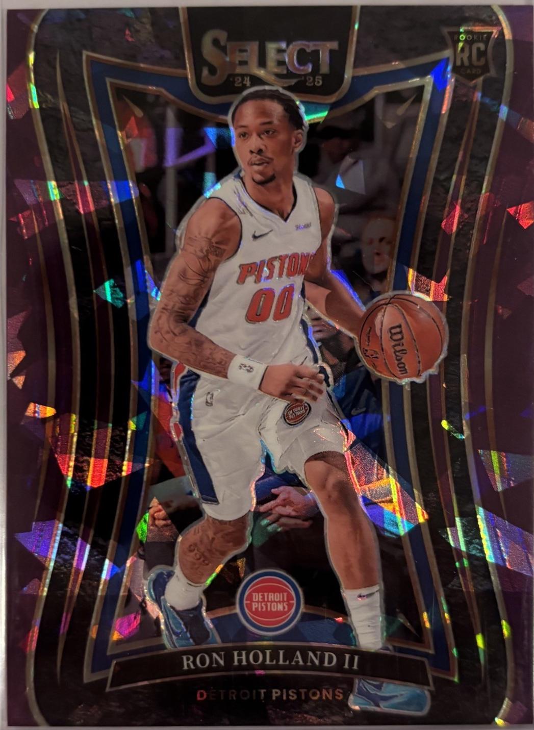 Ron Holland II [Purple Cracked Ice Prizm] #370