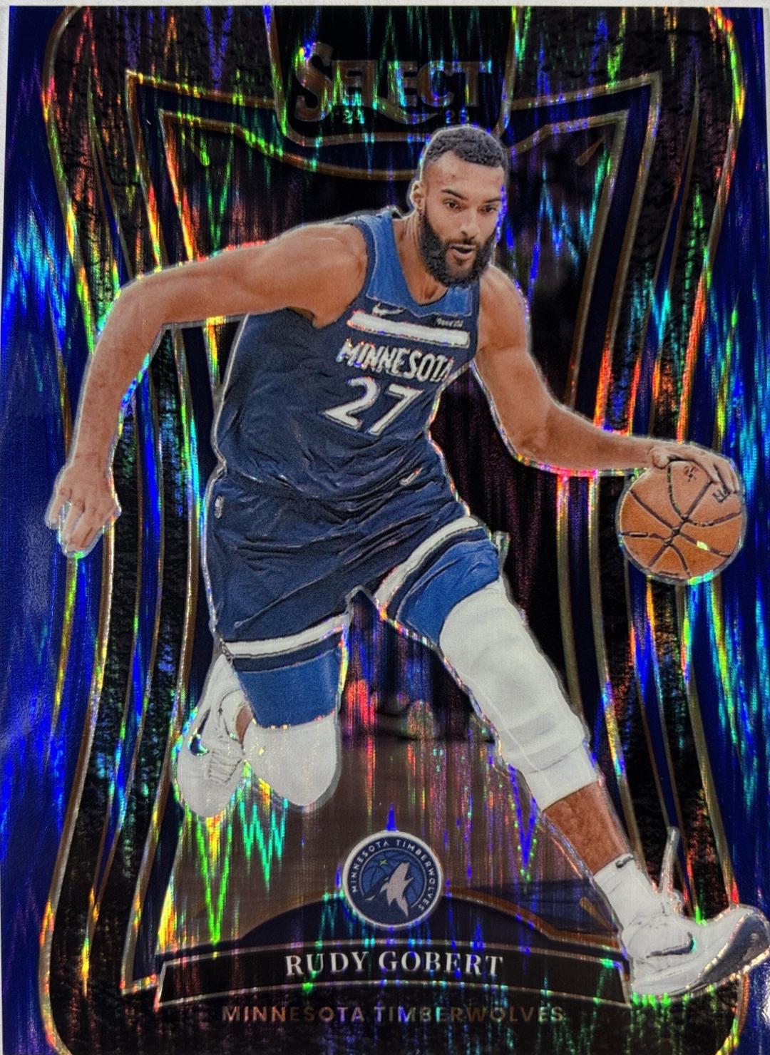 Rudy Gobert [Blue Flash Prizm] #318