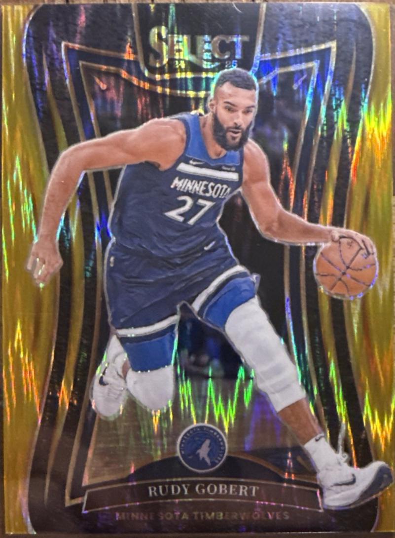 Rudy Gobert [Gold Flash Prizm] #318