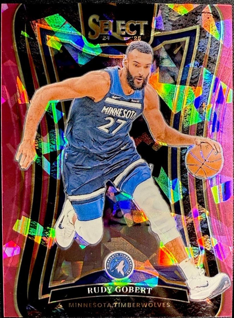 Rudy Gobert [Pink Cracked Ice Prizm] #318