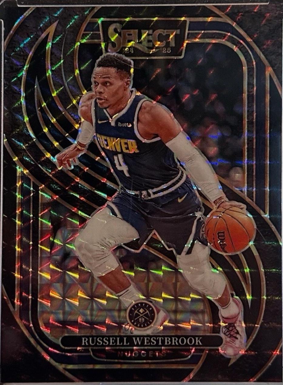 Russell Westbrook [Black Finite Prizm] #104