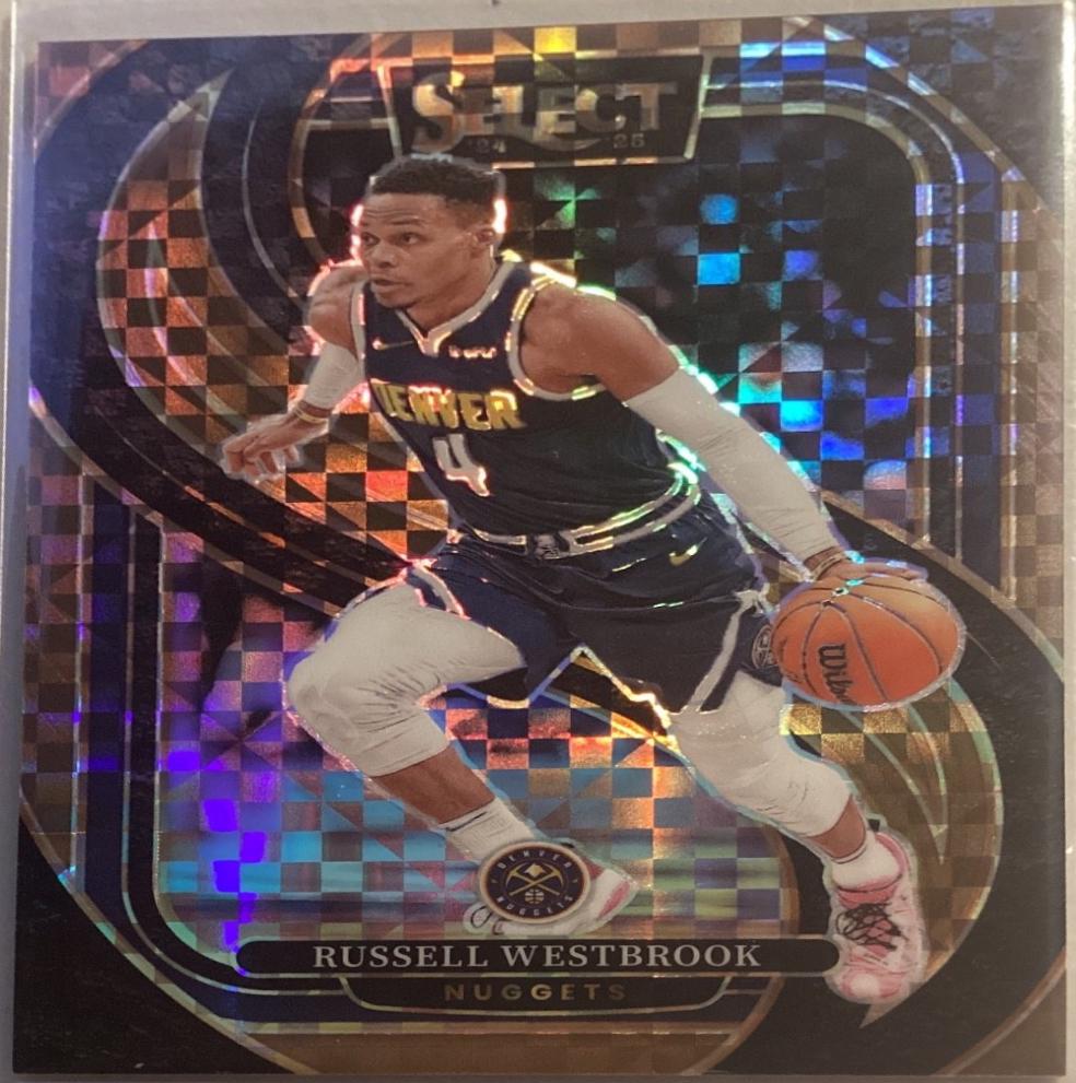 Russell Westbrook [Bronze Checker Prizm] #104