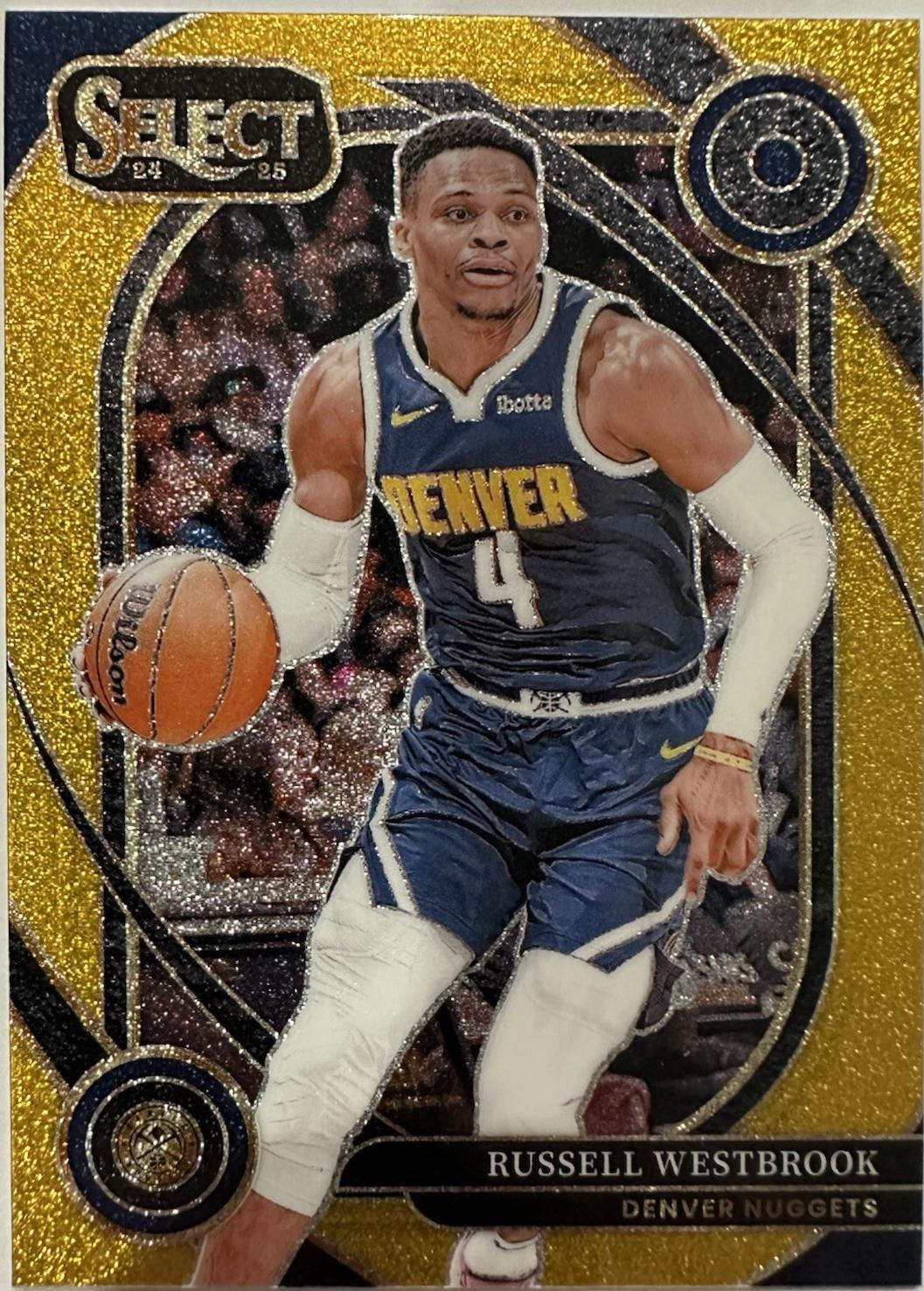 Russell Westbrook [Gold Glitter Prizm] #213