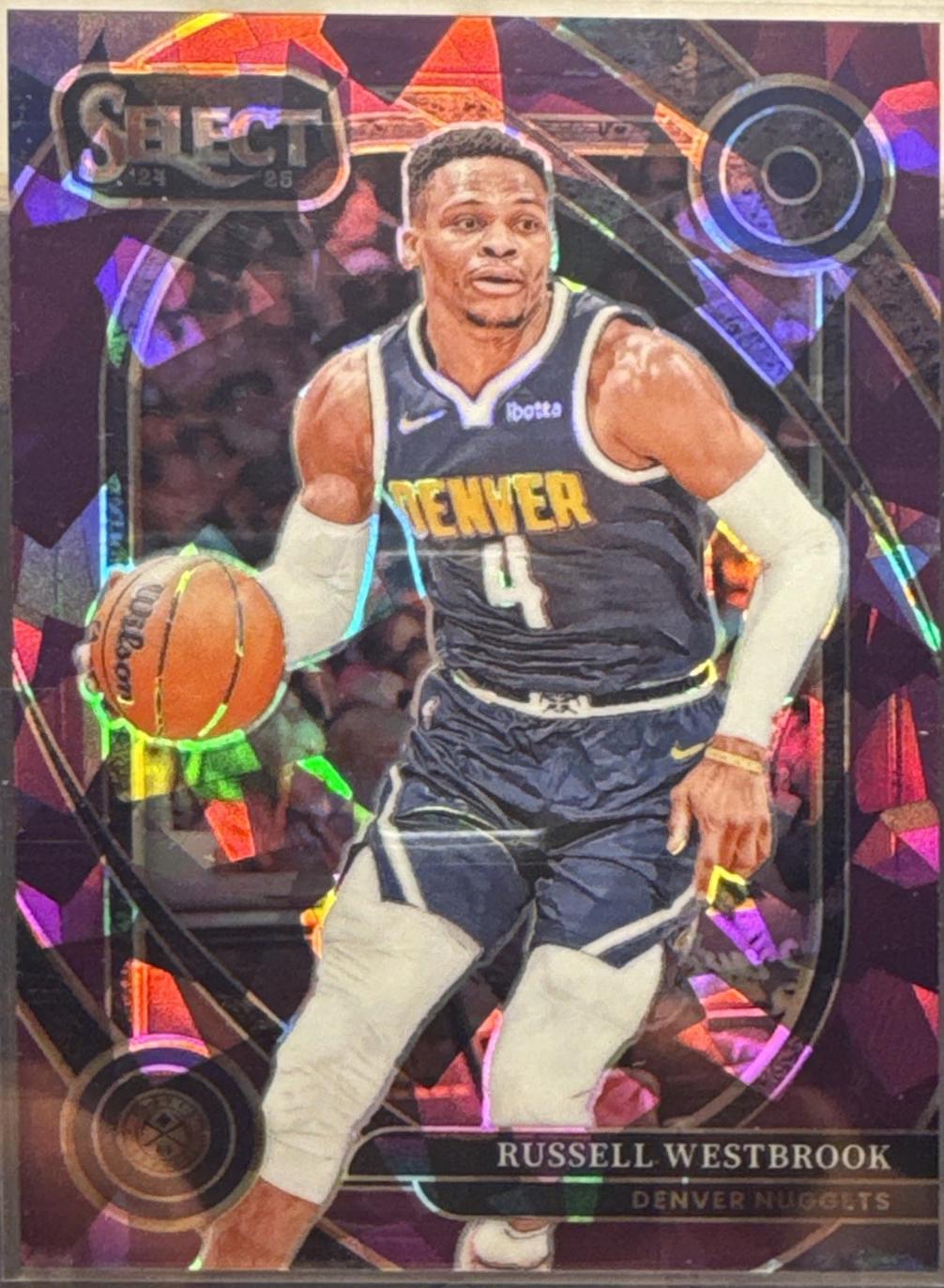 Russell Westbrook [Purple Cracked Ice Prizm] #213