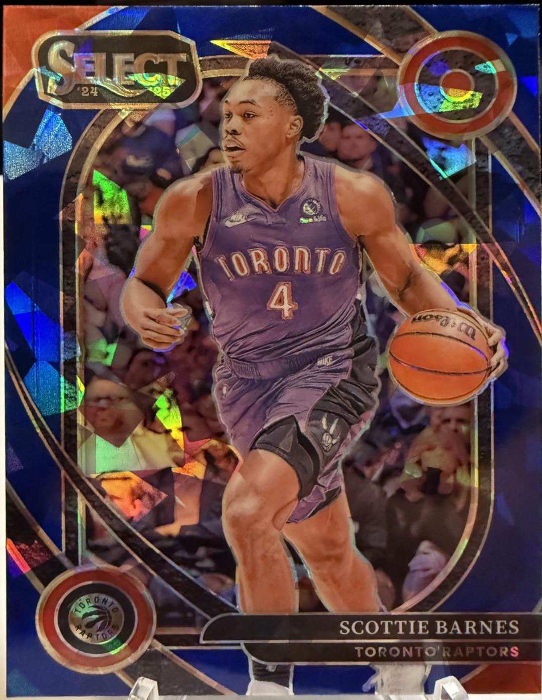Scottie Barnes [Blue Cracked Ice Prizm] #219