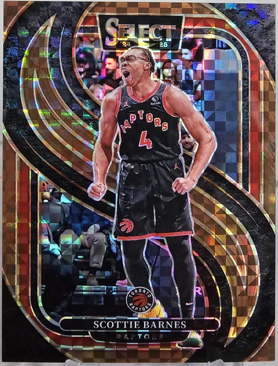 Scottie Barnes [Bronze Checker Prizm] #125