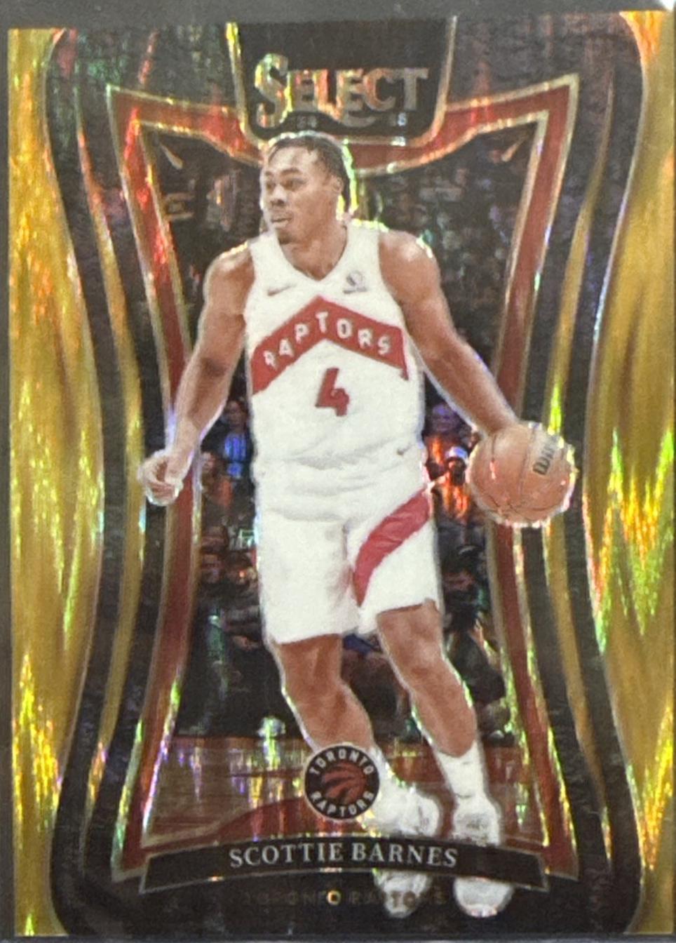 Scottie Barnes [Gold Flash Prizm] #323
