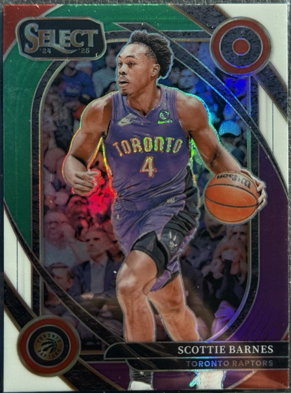 Scottie Barnes [Green White Purple Prizm] #219