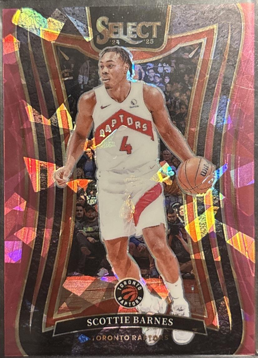 Scottie Barnes [Purple Cracked Ice Prizm] #323