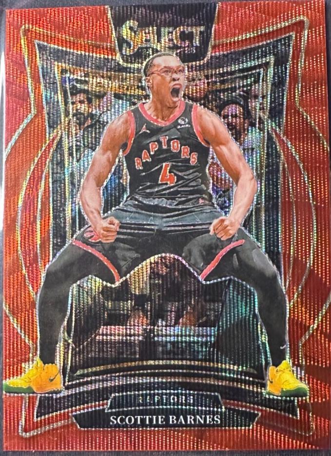 Scottie Barnes [Red Wave Prizm] #125