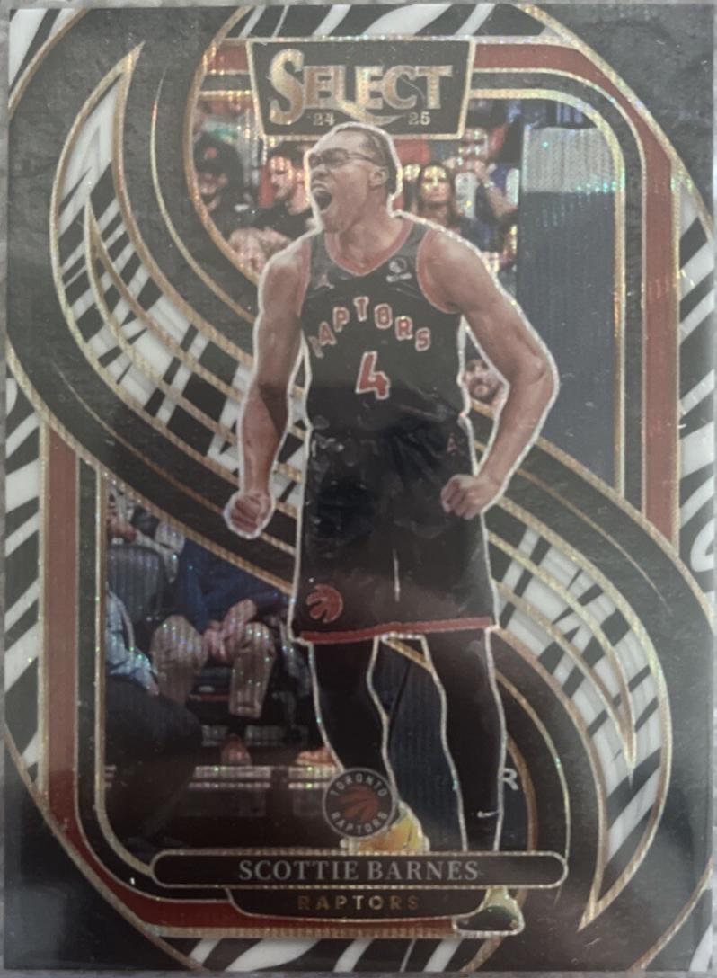 Scottie Barnes [Zebra Prizm] #125