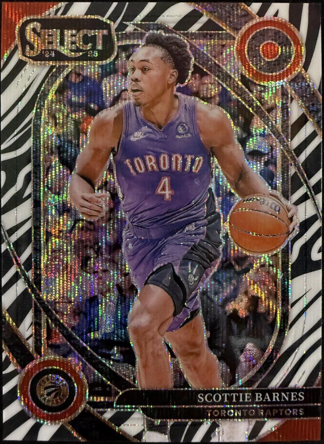 Scottie Barnes [Zebra Prizm] #219