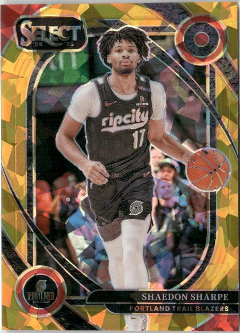 Shaedon Sharpe [Gold Cracked ice Prizm] #244