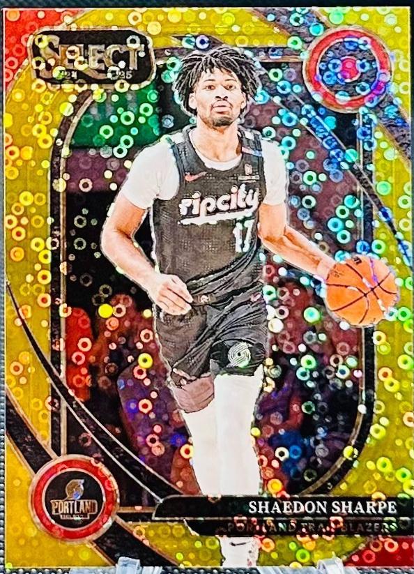 Shaedon Sharpe [Gold Disco Prizm] #244