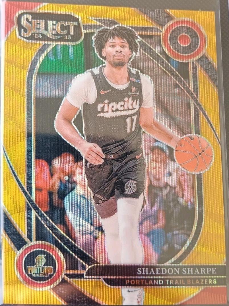 Shaedon Sharpe [Gold Wave Prizm] #244