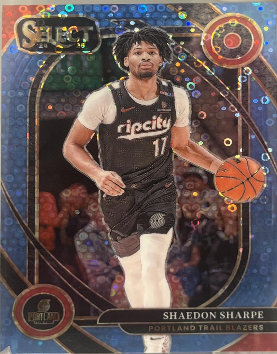 Shaedon Sharpe [Light Blue Disco Prizm] #244