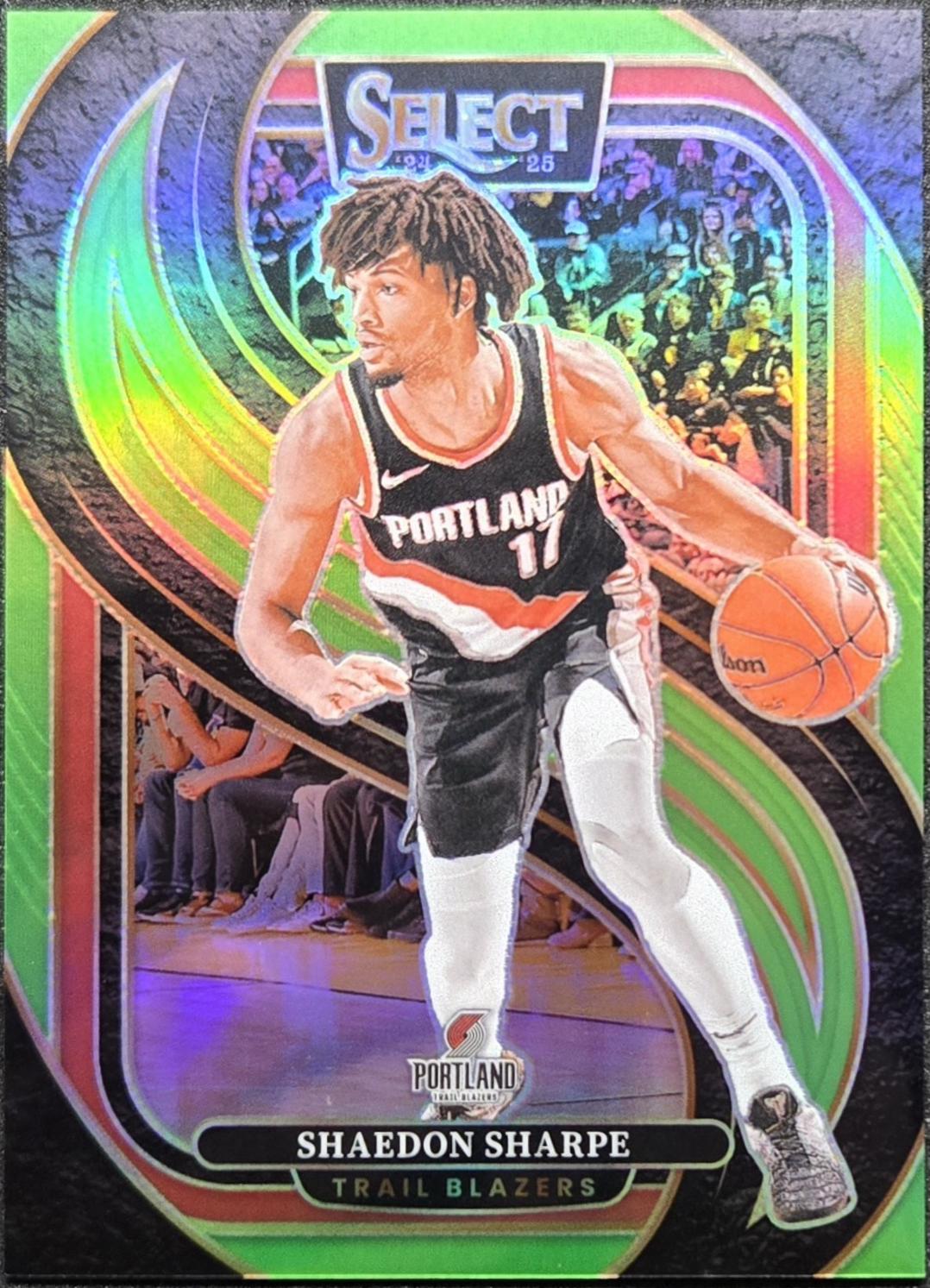 Shaedon Sharpe [Neon Green Prizm] #152