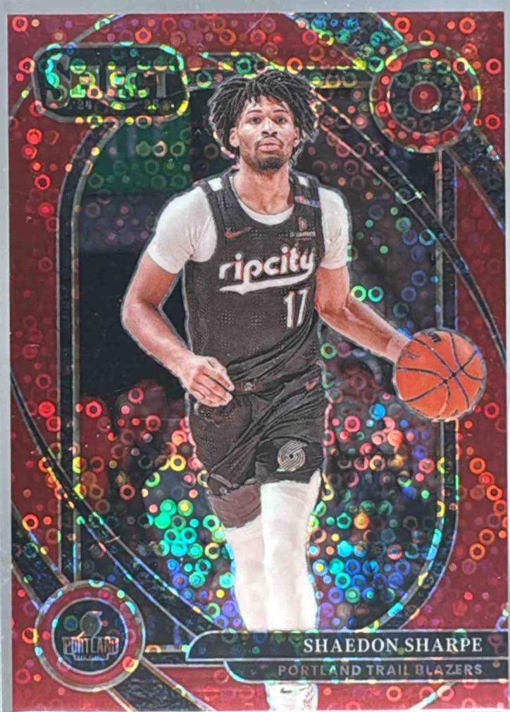Shaedon Sharpe [Red Disco Prizm] #244