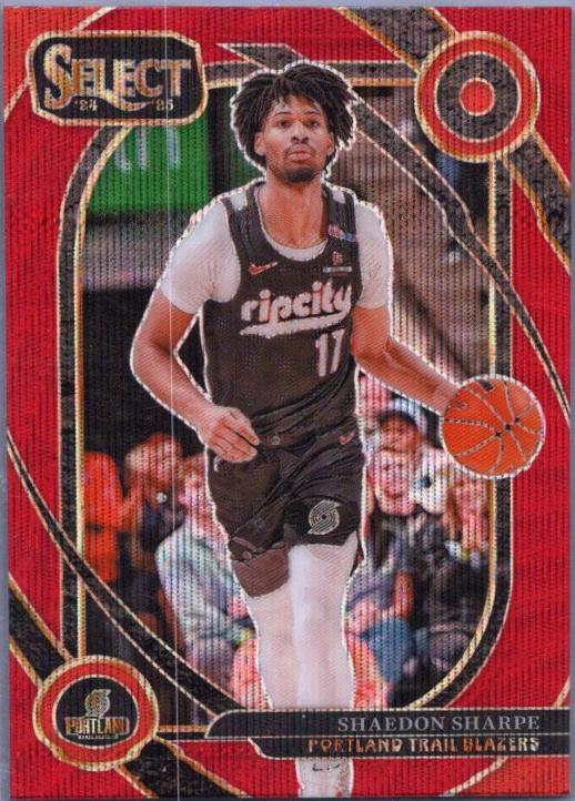Shaedon Sharpe [Red Tectonic Prizm] #244