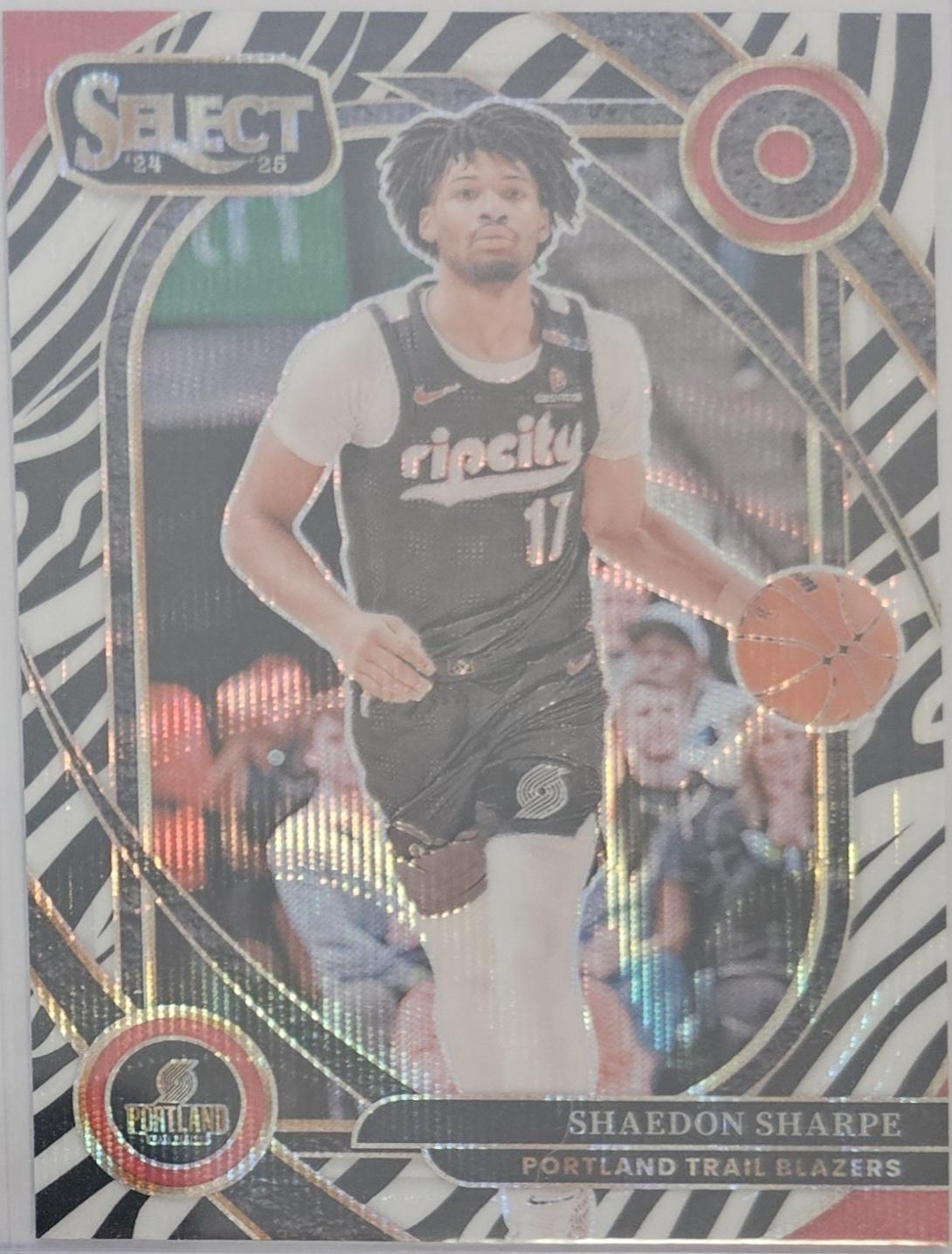 Shaedon Sharpe [Zebra Prizm] #244