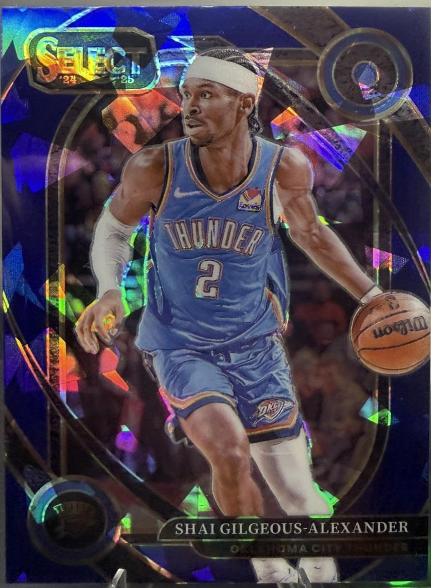 Shai Gilgeous-Alexander [Blue Cracked Ice Prizm] #262
