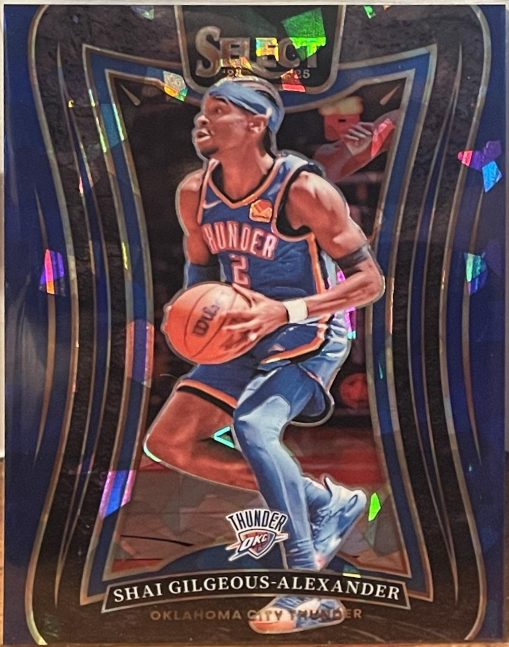 Shai Gilgeous-Alexander [Blue Cracked Ice Prizm] #319