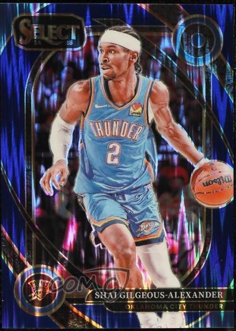 Shai Gilgeous-Alexander [Blue Flash Prizm] #262