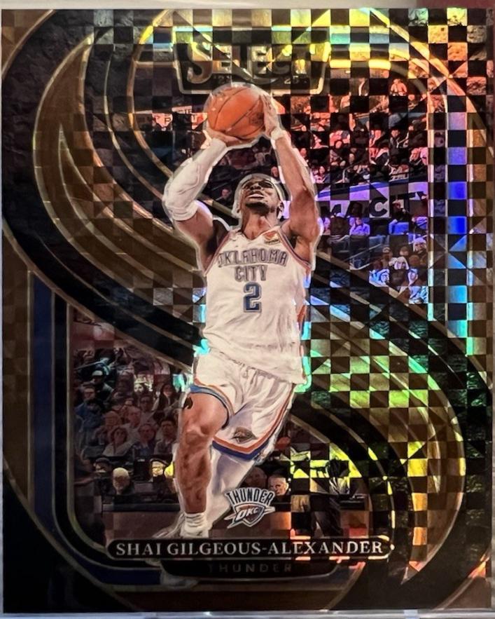 Shai Gilgeous-Alexander [Bronze Checker Prizm] #131