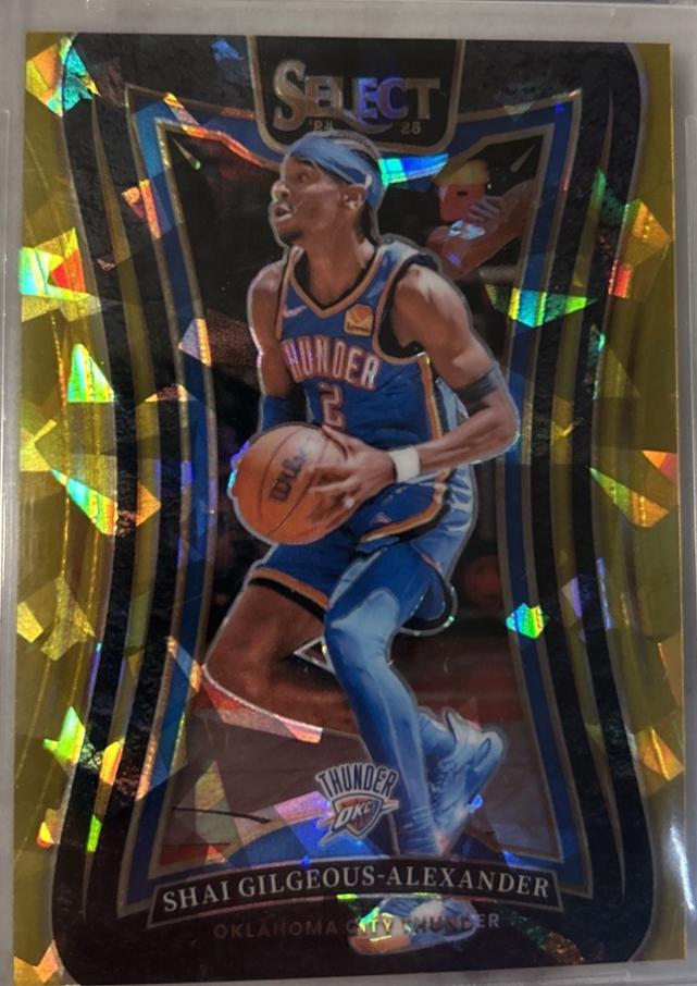 Shai Gilgeous-Alexander [Gold Cracked Ice Prizm] #319