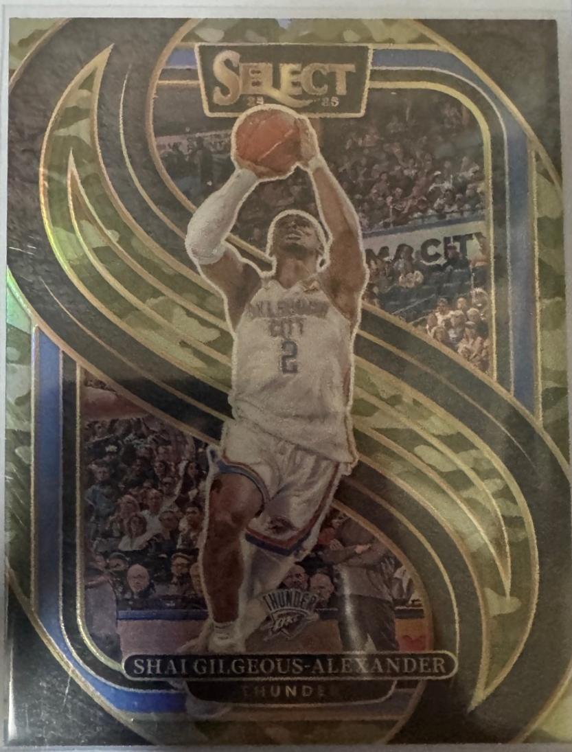Shai Gilgeous-Alexander [Green Camo Prizm] #131