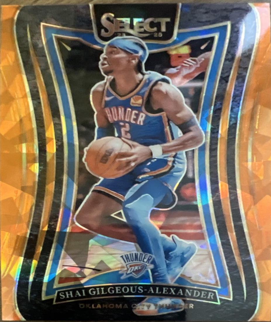 Shai Gilgeous-Alexander [Orange Cracked Ice Prizm] #319