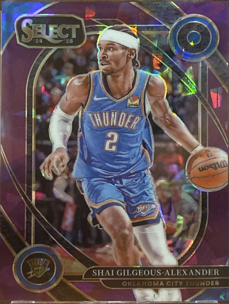 Shai Gilgeous-Alexander [Purple Cracked Ice Prizm] #262