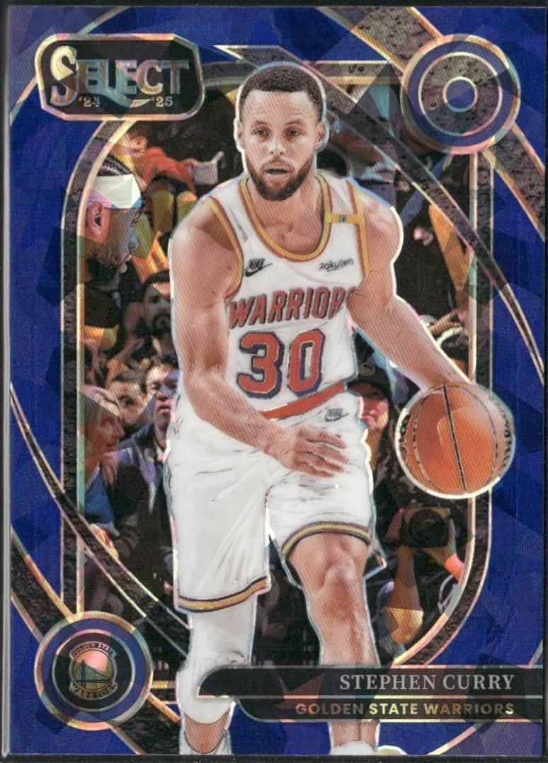 Stephen Curry [Blue Cracked Ice Prizm] #209