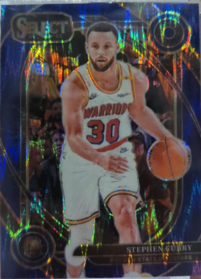Stephen Curry [Blue Flash Prizm] #209