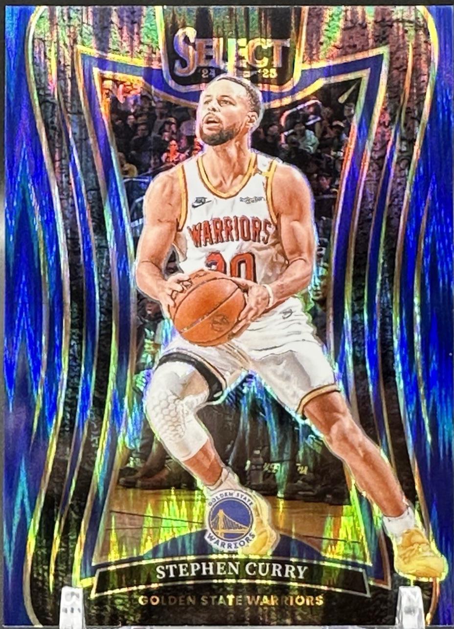 Stephen Curry [Blue Flash Prizm] #346
