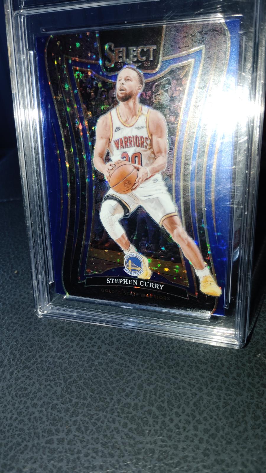 Stephen Curry [Blue Stars Prizm] #209
