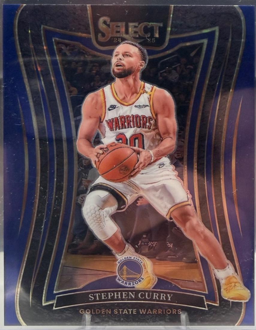 Stephen Curry [Blue Stars Prizm] #346