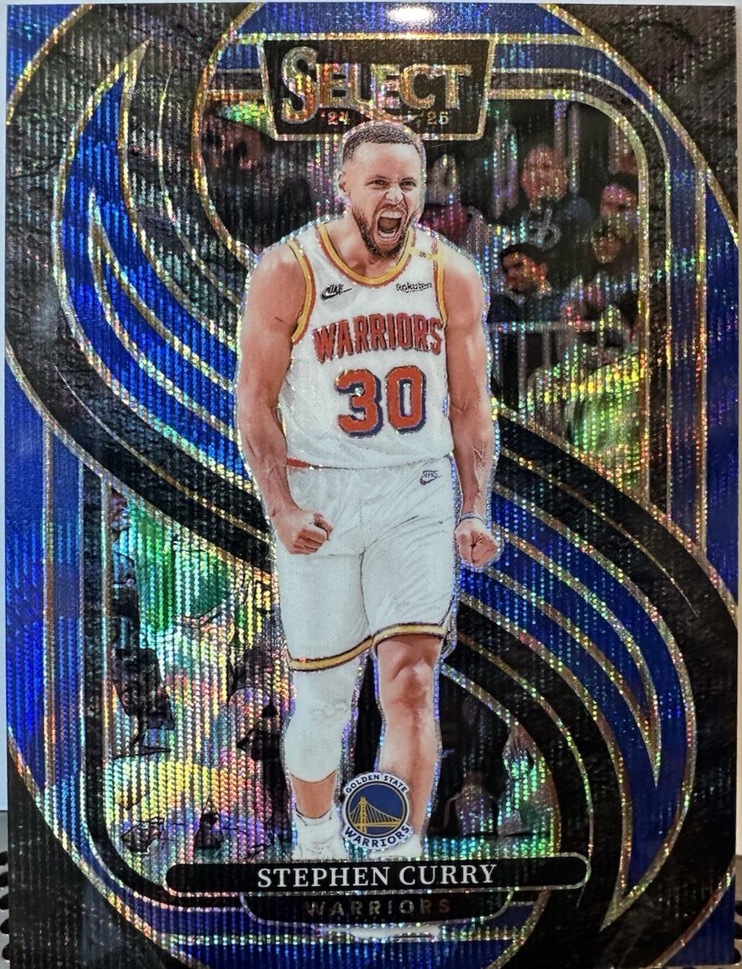 Stephen Curry [Blue Wave Prizm] #143