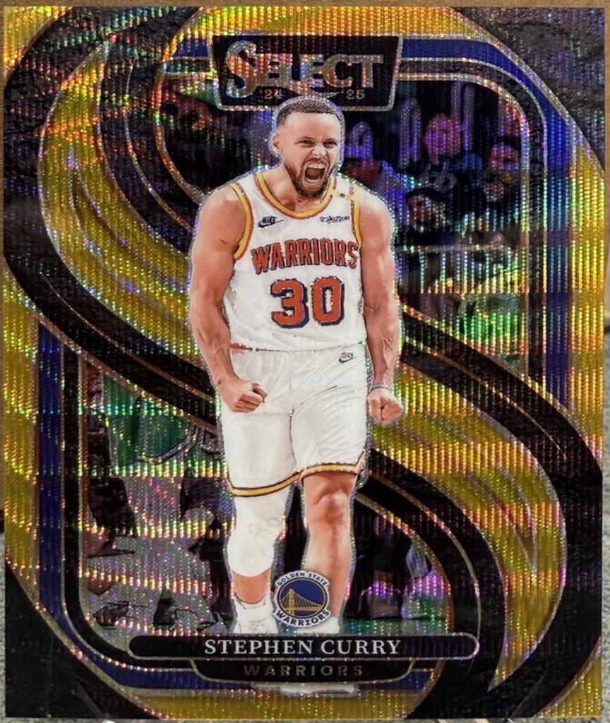 Stephen Curry [Gold Wave Prizm] #143
