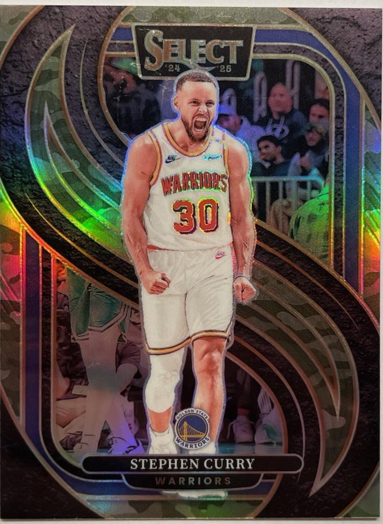 Stephen Curry [Green Camo Prizm] #143