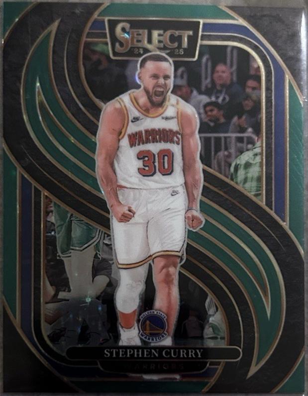 Stephen Curry [Green Stars Prizm] #143