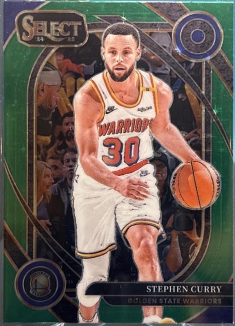 Stephen Curry [Green Stars Prizm] #209